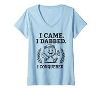 Donna I Came Dabbed Conquistato Divertente Giocatore Jackpot Maglietta con Collo a V