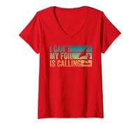 Donna I Can't My Foil Sta chiamando Wing Foil Wingsurfing Foil Wing Maglietta con Collo a V