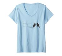 Donna I Don't Spread Conspiracy Theories - Funny Sarcastic Joke Maglietta con Collo a V