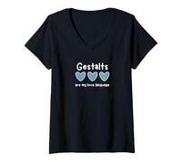 Donna I gestalt Sono Il Mio linguaggio dellamore Patologo del linguaggio Maglietta con Collo a V