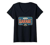 Donna I Left My Garage To Be Here You're Welcome Maglietta con Collo a V