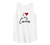 Donna I Love My Curves Thick Womans Canotta