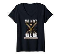 Donna I’m not old, I’m just well seasoned Maglietta con Collo a V