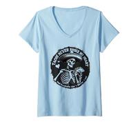 Donna I Tacos Non Mi Hanno mai Spezzato Il Cuore e Horchata Non ha mai mentito Maglietta con Collo a V