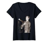 Donna Ian Curtis e Bernard Sumner Joy Division in Diretta Martin O'Neill Maglietta con Collo a V