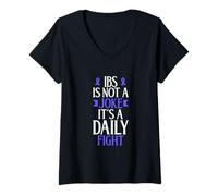 Donna IBS Daily Struggle Maglietta con Collo a V