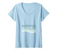 Donna Ibuprofene 400 MG Maglietta con Collo a V