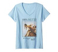 Donna Ice Age 100% Nutty Maglietta con Collo a V