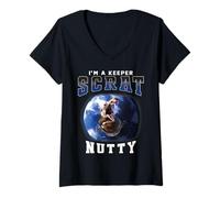 Donna Ice Age I'm A Keeper Maglietta con Collo a V