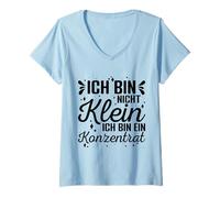 Donna ICH Bin Nicht Klein ICH Bin Ein Concentrate Dicendo Regalo C Maglietta con Collo a V