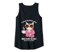 Donna If You See Me Without Coffee Back Away Lentamente Divertente Donna Canotta