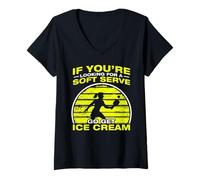 Donna If you're looking for a soft serviges Pickleball Maglietta con Collo a V