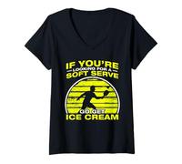 Donna If you're looking for a soft serviges Pickleball Maglietta con Collo a V