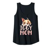 Donna Iggy Mom Cane Levriero Italiano Mamma Cucciolo Carino Canotta