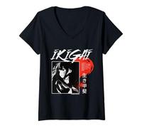Donna Ikigai, Concept Design Giapponese, Senso dello Scopo Maglietta con Collo a V