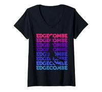Donna Il basket di Edgecombe ispira fan straordinario Maglietta con Collo a V