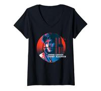 Donna Il Bersaglio Terminator Sarah Connor acquisito Retro Maglietta con Collo a V
