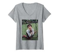 Donna Il cantante Depeche Mode Dave Gahan di Virginia Turbett Maglietta con Collo a V