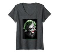 Donna Il Cavaliere Oscuro e Tutti i Personaggi e Gli Elementi correlati Maglietta con Collo a V