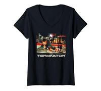 Donna Il combattente della Resistenza Terminator Kyle Reese Maglietta con Collo a V