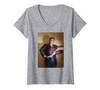 Donna Il Comico Chris Farley SNL Attore di Michael Grecco Maglietta con Collo a V