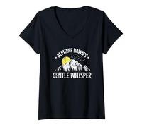 Donna Il Dolce Sussurro di Alpine Dawn Maglietta con Collo a V