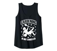 Donna Il Giardinaggio Non è annullato Giardiniere di Piante da Giardino Primaverile Canotta