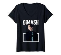 Donna Il Mio Dimash Preferito ha Ispirato Dear Dears Forever Music Art Maglietta con Collo a V