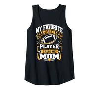 Donna Il Mio Giocatore di Football Preferito Mi Chiama Mamma Canotta