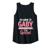 Donna Il mio nome è GABY e la mamma ha detto che sono un nome speciale GABY Canotta