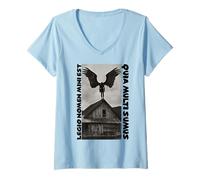 Donna Il Mio Nome è Legione, perché Siamo Molti Inferno Diavolo Maglietta con Collo a V