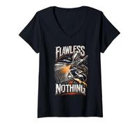 Donna Il Pittore per Auto Flawless Or Nothing Maglietta con Collo a V