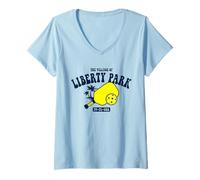 Donna Il villaggio di Liberty Park, TV, FL, Stati Uniti, Pickleball Design Maglietta con Collo a V