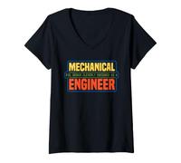 Donna I'm A Mechanical Engineer Funny Engineering Job Titiles Maglietta con Collo a V