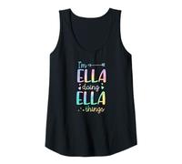 Donna I'm Ella Doing Ella Things Nome Personalizzato Canotta