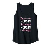 Donna I'm Morgan Doing Morgan Things Nome Personalizzato Canotta