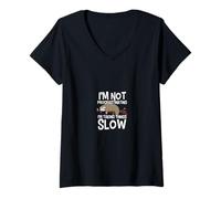 Donna I'm Not Procrastinating I'm Taking Things Slow Maglietta con Collo a V