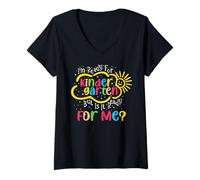 Donna I'm Ready for Kindergarten But Is It Ready for Me Maglietta con Collo a V