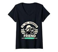 Donna I'm The Paparazzi Friend Ricordi di amicizia |---- Maglietta con Collo a V