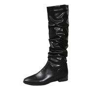 Donna Impermeabile Stivali Neve da Pioggia Alti alla Caviglia Western Giardinaggio Boots per Casa Interno Esterno