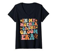 Donna in Mia Madre Dell'era dello Sposo Maglietta con Collo a V