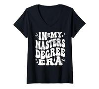 Donna in My Master’s Degree Era Grad Student Life Pride Maglietta con Collo a V