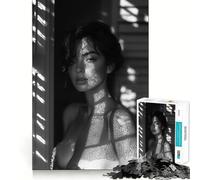 Donna in penombra Puzzle da 1000 pezzi per adulti Gioco di memoria e concentrazione Zero Gap Compatto e perfetto per il divertimento in famiglia (38x52cm)