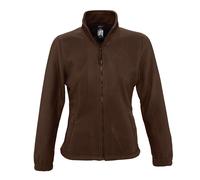 Donna IN Pile Con Zip Marrone Blu Viola Arancio + More Sols Giacca Donna