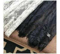 Donna IN Pizzo Sottogonna Sottoveste Rete Midi Estensore Floreale