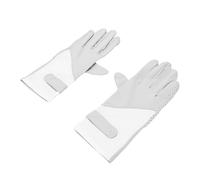 Donna in Seta di Ghiaccio da Guida Estivi con Touchscreen con Protezione Solare UPF50+ per gli Sport All'aria Aperta (Bianco grigio)
