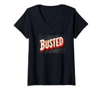Donna Incredibile Costume Busted Maglietta con Collo a V