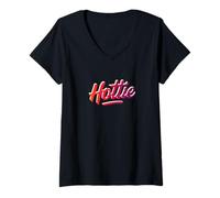 Donna Incredibile Hottie Costume Maglietta con Collo a V