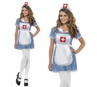 Donna Infermiera Sexy Costume Donna Infermiere Vestito Da Smiffys