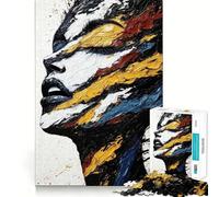 Donna innamorata - Puzzle da 1000 pezzi - Gioco di abilità mentale - Taglio di precisione - Hobby affascinante per i momenti di svago (50x75cm)